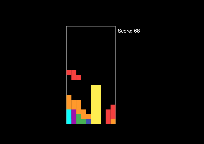 Flutter Tetris screenshot